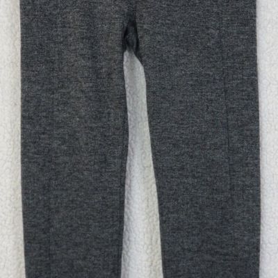 Womens Athleta Gray Yoga Pants Gym Workout Size M Herringbone High Waist Spandex