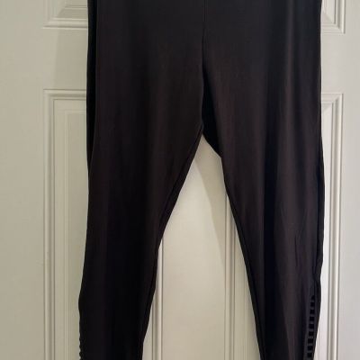 WOMEN'S HIGH RISE BLACK LEGGINGS - SIZE XXXL - NEW