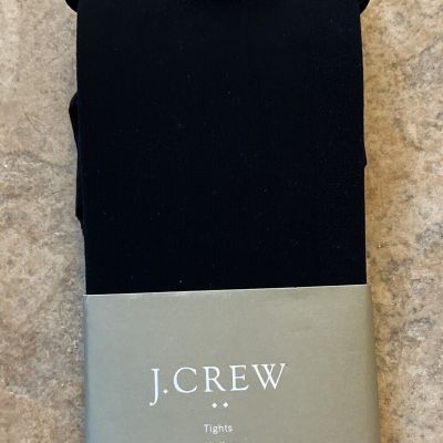 NWT J. CREW Women's Tights Size M Black