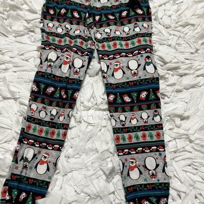 No Boundaries Women's Size Small  (3-5) Juniors Leggings Christmas Pattern