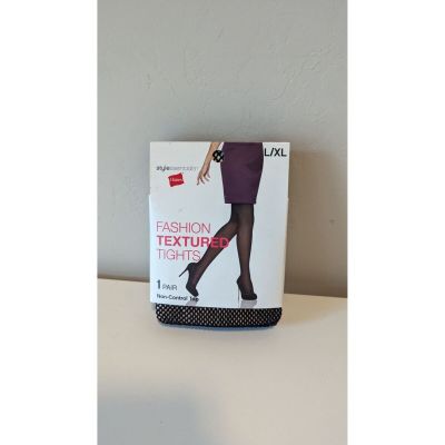 Hanes L/XL Textured Tights