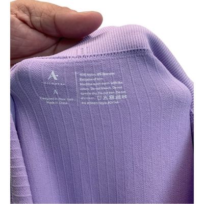 Women's NWT Arula seamless, lavendar, ribbed leggings, size A(1x)