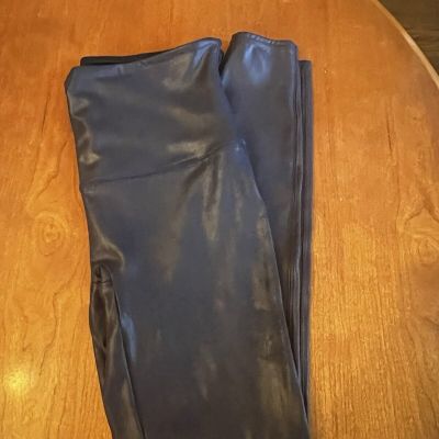 Spanx Faux Leather High Waist Sculpting Leggings in Black Plus Size 1X NWOT