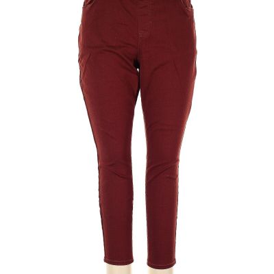 Sonoma Goods for Life Women Red Jeggings 18 Plus