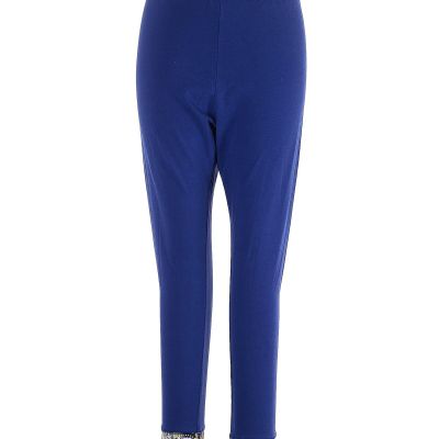 One World Women Blue Leggings 1X Plus