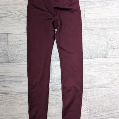 Vuori Women's Leggings XS Burgundy Maroon Gym Workout Weightlifting Yoga Run N17