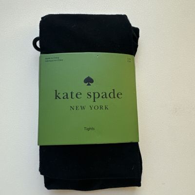 Kate Spade NWT Black Tights Size S/M Spandex Nylon Opened