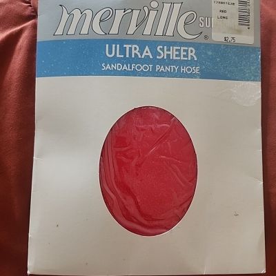 Merville Supreme Ultra Sheer Sandalfoot Vintage Panty Hose