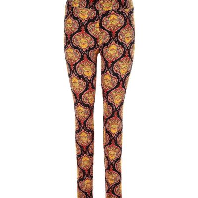 Lularoe Women Orange Leggings One Size