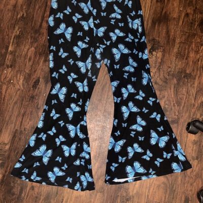 Rue21 Plus Size 3x Flare Butterfly Leggings