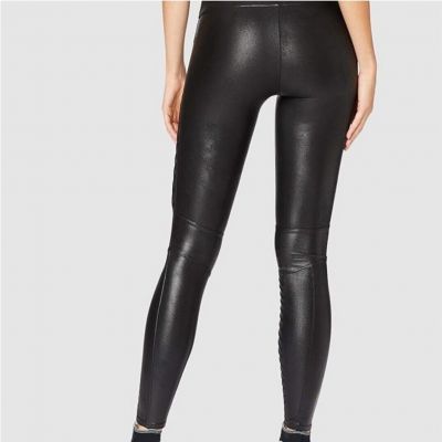 SPANX Faux Leather MOTO Leggings - SIZE Medium