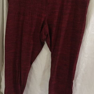 Time & True XL Legging Burn’t Red 16 18 Activewear Workout Lounging Comfort Reg