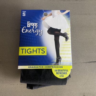 LEGGS Black Tights Energy GRADUATED COMPRESSION SMALL Style: Q0200