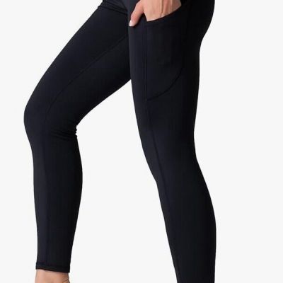 NWT Dragon Fit High Waist Yoga Leggings with 3 Pockets,Tummy Control Workout Sm