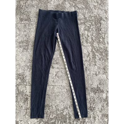 Aeropostale Womens Leggings Blue Heathered Stretch Elastic Waist Pull On M