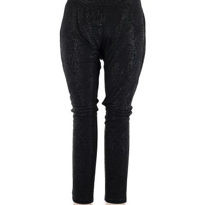 Bisou Bisou Women Black Leggings XL