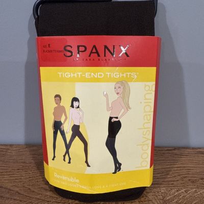 Spanx Tight End Tights Body Shaping  Sz E Reversible Black/Bittersweet