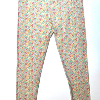 LuLaRoe leggings adult size TC (tall & curvy) pastel purple pink teal orange NEW