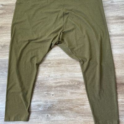 SONOMA Everyday Stretch Knit SKINNY LEGGINGS Pants Size 5X Olive Green NWT