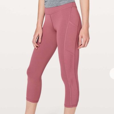 Lululemon Ready to Race Crop Legging Moss Rose 21