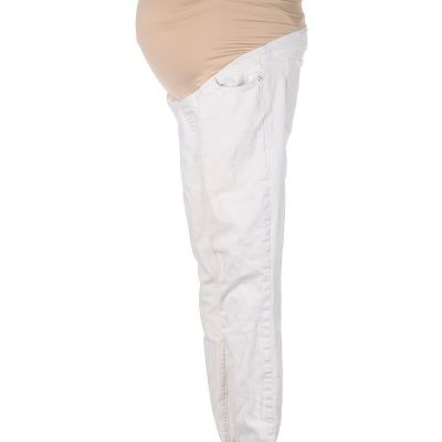 Ann Taylor LOFT Women Ivory Jeggings 8 Maternity