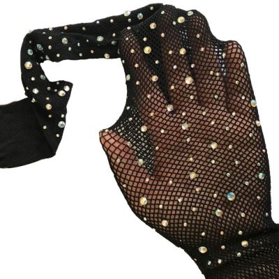 Bling Tights Women's Rhinestone Mesh Fishnet Stockings Stylish and Sensual