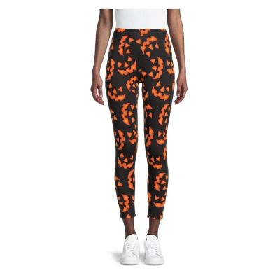 No Boundaries Juniors Halloween Pumpkin Ankle Leggings size Small New