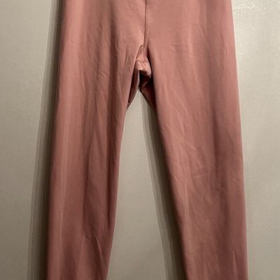 American Eagle Light Pink Leggings Large Stretch Workout Pants Women’s L