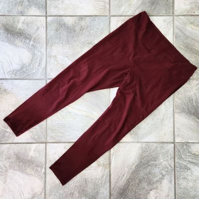 Wild?Fable Burgundy Stretchy Opaque Leggings Size XL