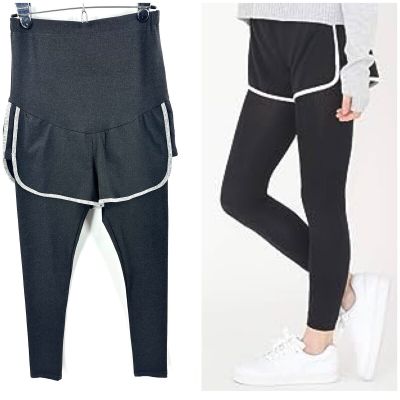 Maacie Maternity Shorts Leggings Size S Athleisure Workout Stretch Pants