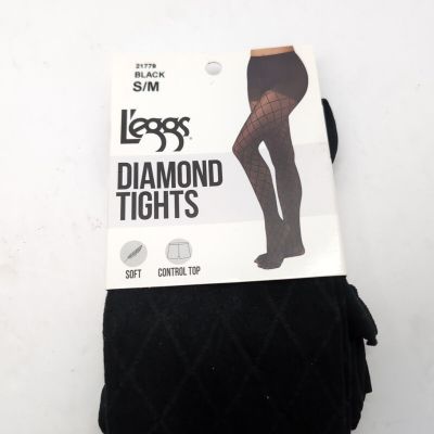 L'reggs Italian Made Leggs Diamond Tights  S/M 21779