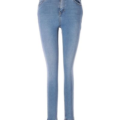 Topshop Women Blue Jeggings 28W