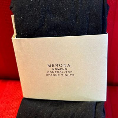 Merona Women's Tights~Control Top Opaque Tights, 3X, New/Excellent Condition