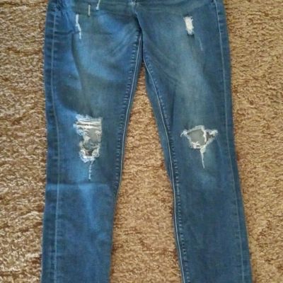 Express Women's Jeans Distressed Leggings Size 6