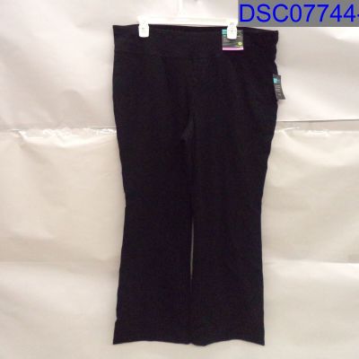 Xersion, Women's Black Leggings, Size=2X Short, Waist=38