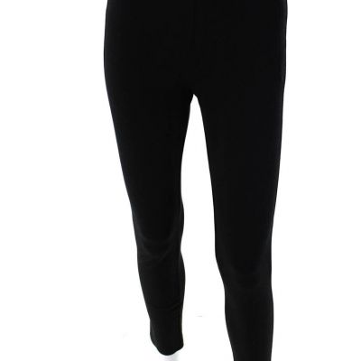 Theory Women's Low Rise Stretch Ankle Leggings Black Size S