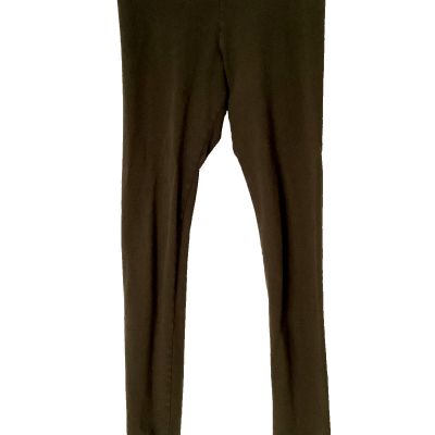 DIP Dark Green Stretch Knit Low/Mid Rise Ankle Legging Sz. XS