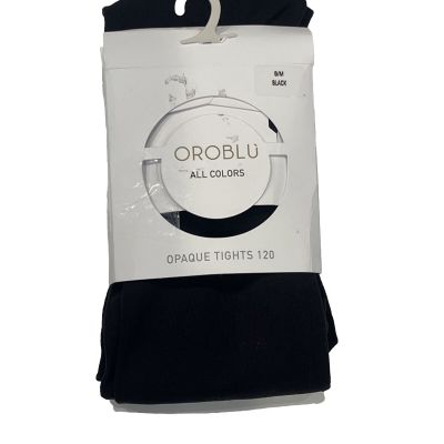 OROBLU Opaque Tights 120 Denier Size S / M Black