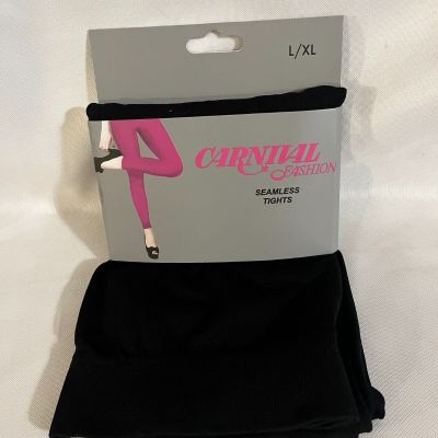 NIP Pink Seamless Tights, Black, L XL Ladies Activewear, Ladies Stocking