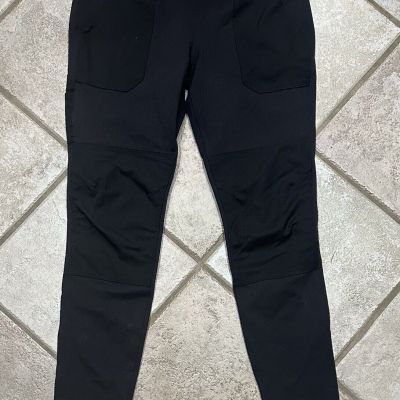 CARHARTT Women’s Pants Medium FITTED FORCE QUICK DRY WORK Leggings Black