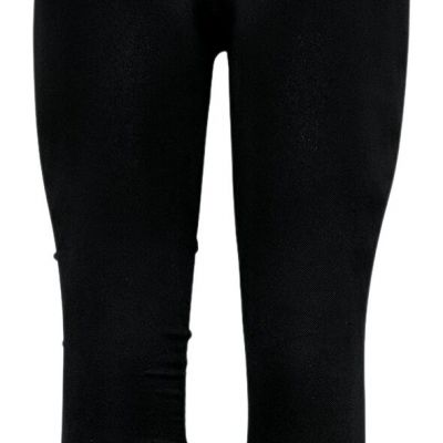 Breezies Seamless Tummy Smoothing Legging Print or Solid Women's Leggings Black