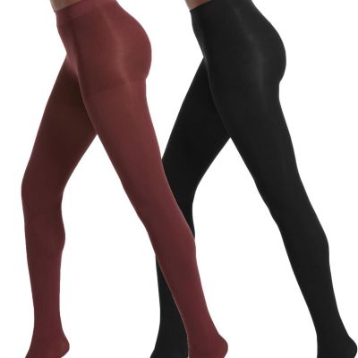 No Nonsense Women's Super Opaque Control Top Tights