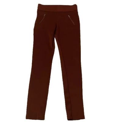 Women’s Leggings By Marilyn Monroe Maroon Size M Wide Elastic Waistband...///