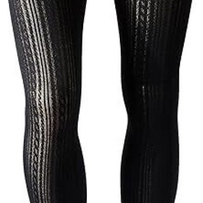 Berkshire Women's Trend Cable Tights Black sz 1-2