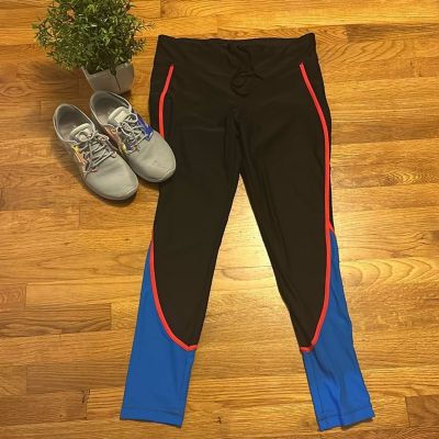 Colorblock Athletic Workout Leggings Size Large