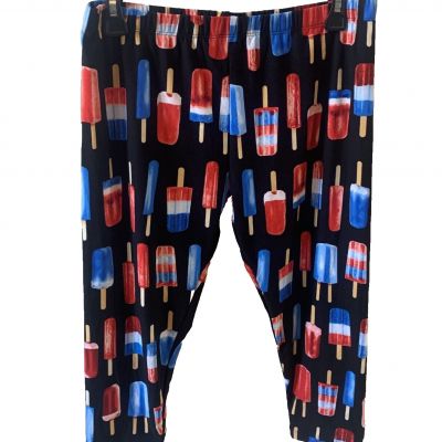 No Boundaries Womens Leggings Popsicle Print size Large 11-13 L