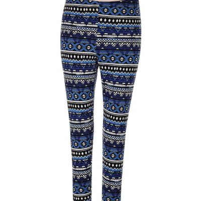 Bobbie Brooks Women Blue Leggings 2X Plus