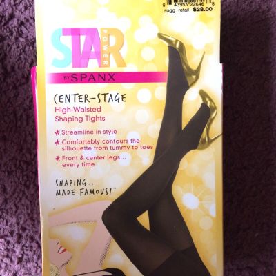 Spanx BBW sz G Java Center Stage High Waisted Shaping Tights Style 2153 NWT