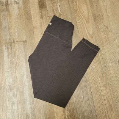 Lululemon Tights Womens 6 Gray Wunder Train High Rise