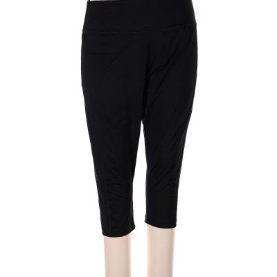 Lands' End Women Black Leggings 2X Plus